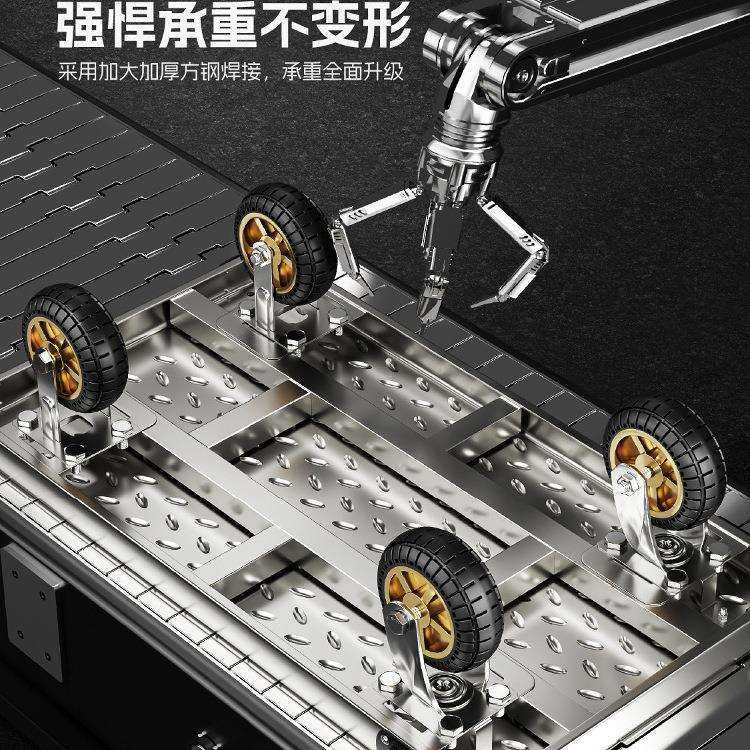 钢板小推车拉货手推车搬运车家用平板车便携拖车折叠小拉车手拉车,淘宝优惠券,粉丝福利购,淘宝优惠卷