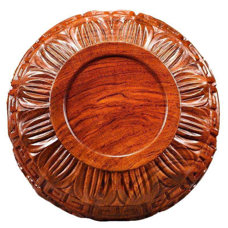 实木聚宝盆木雕摆件花梨木头整木挖空可放东西家用装饰品开业送礼,淘宝优惠券,粉丝福利购,淘宝优惠卷