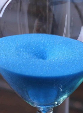 水晶沙漏计时器儿童15/30分钟时间轻奢创意摆件60流沙瓶半小时女
