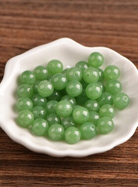玉髓且末蓝散珠DIY水晶饰品