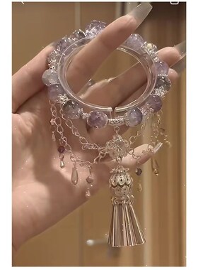 西域圣女 苗疆异域铃铛流苏手链多层新中式汉服配饰中国风女