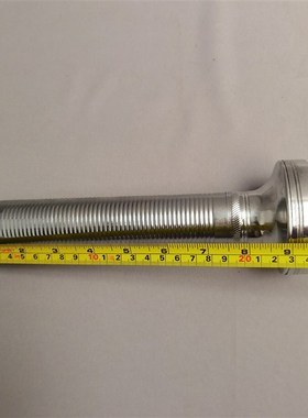 民俗怀旧老式手电筒铁皮大头照明老物件收藏库R存旧货老东西摆件