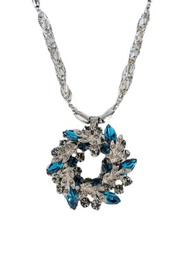 水晶毛衣链长款项链女百搭秋冬韩国简约时尚吊坠饰品衣服配饰挂件