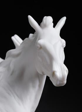 东方泥土蔡国海大师作品《意气风发》陶瓷马摆件高档商务礼品领导