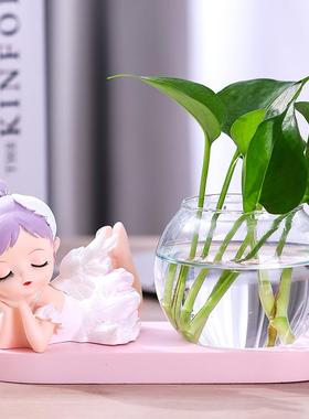 轻奢芭蕾女孩家居摆件客厅装饰品酒柜茶几书柜办公室桌面小摆设