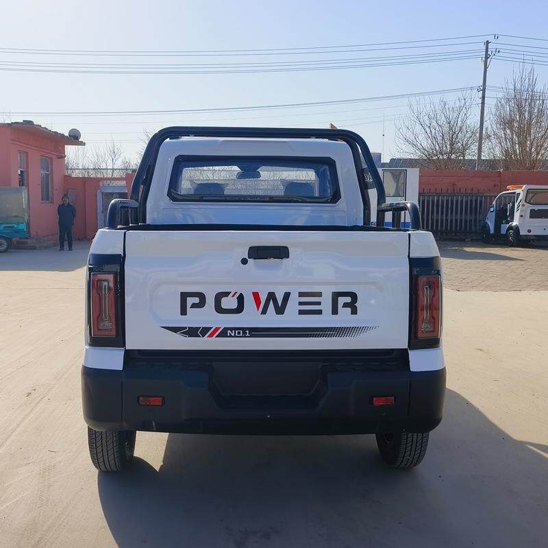 电动巡逻皮卡车两排五座电动四轮景区园区厂区巡修安保拉货货斗车 - 图3