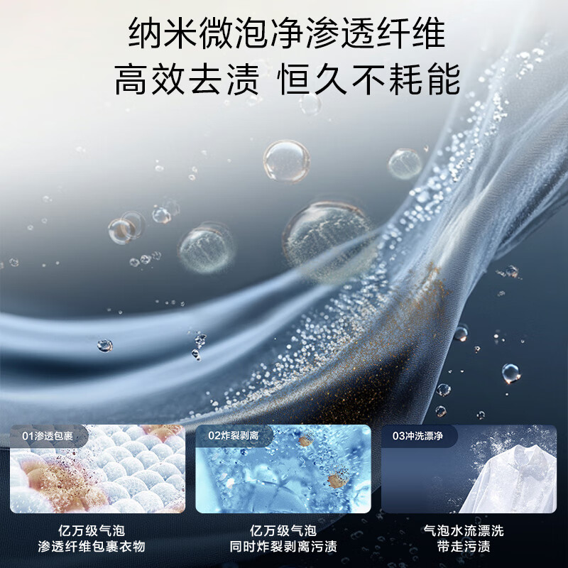 海尔洗衣机全自动家用波轮12公斤大容量直驱变频一级官方正品20D1