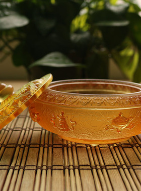 新品禅悦佛艺七宝古法琉璃八吉y祥香炉檀香炉香薰炉熏香供具工艺