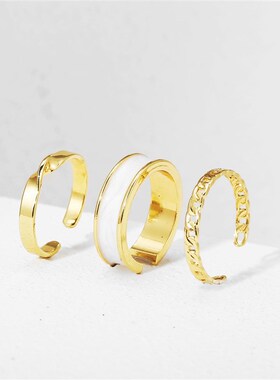 新品fashion hot sale rings simple temperament index fiZnger