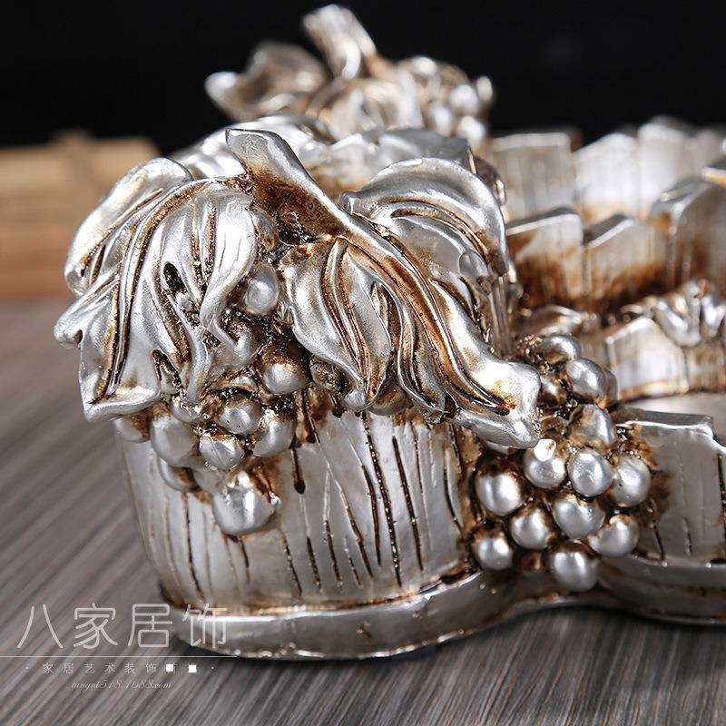 欧式复古木桶红酒架可放四个酒杯 酒柜装饰品树脂摆件工艺品 热卖,淘宝优惠券,粉丝福利购,淘宝优惠卷