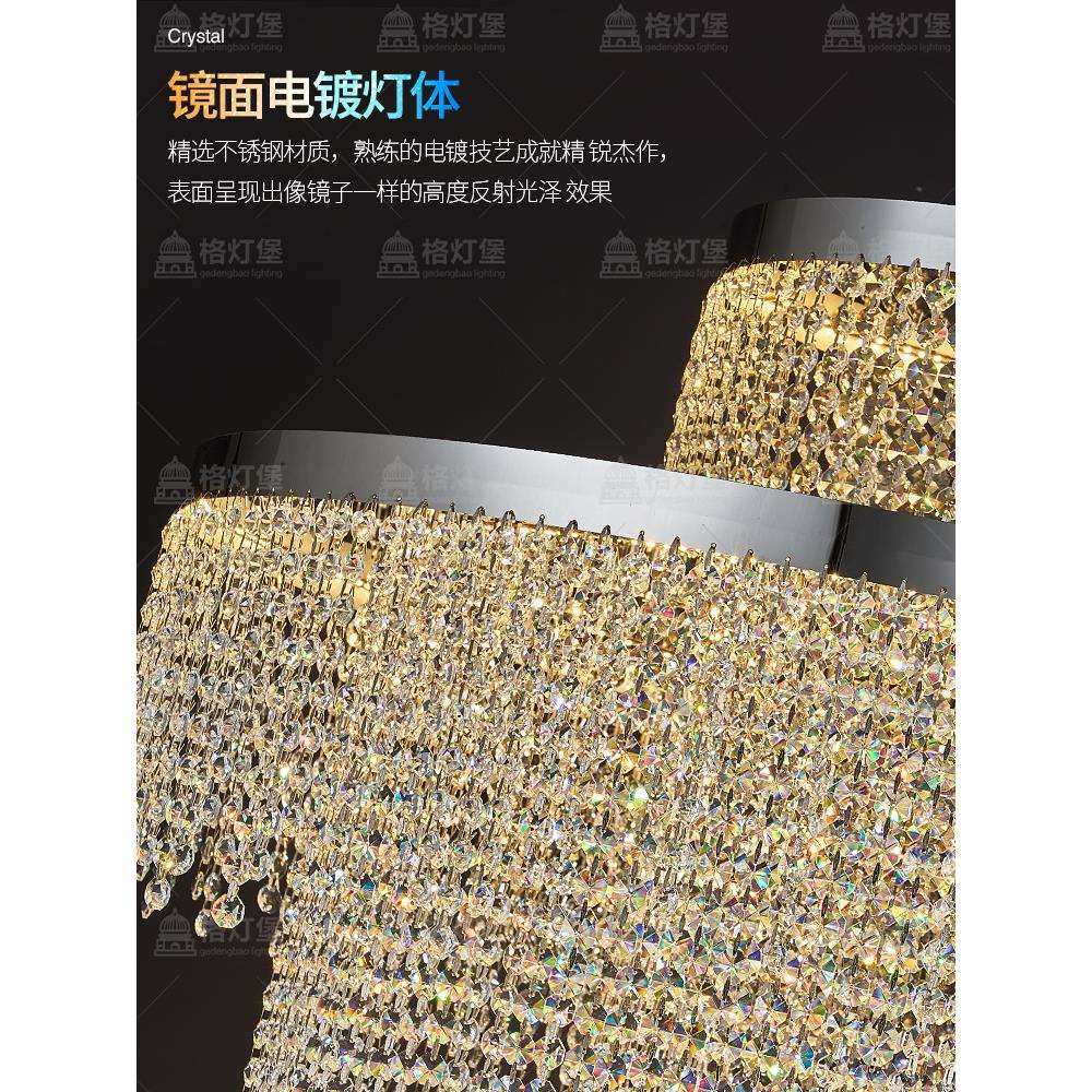 高档进口水晶灯客厅吊灯2025新款高级感大厅主灯餐厅卧室中山灯具,淘宝优惠券,粉丝福利购,淘宝优惠卷