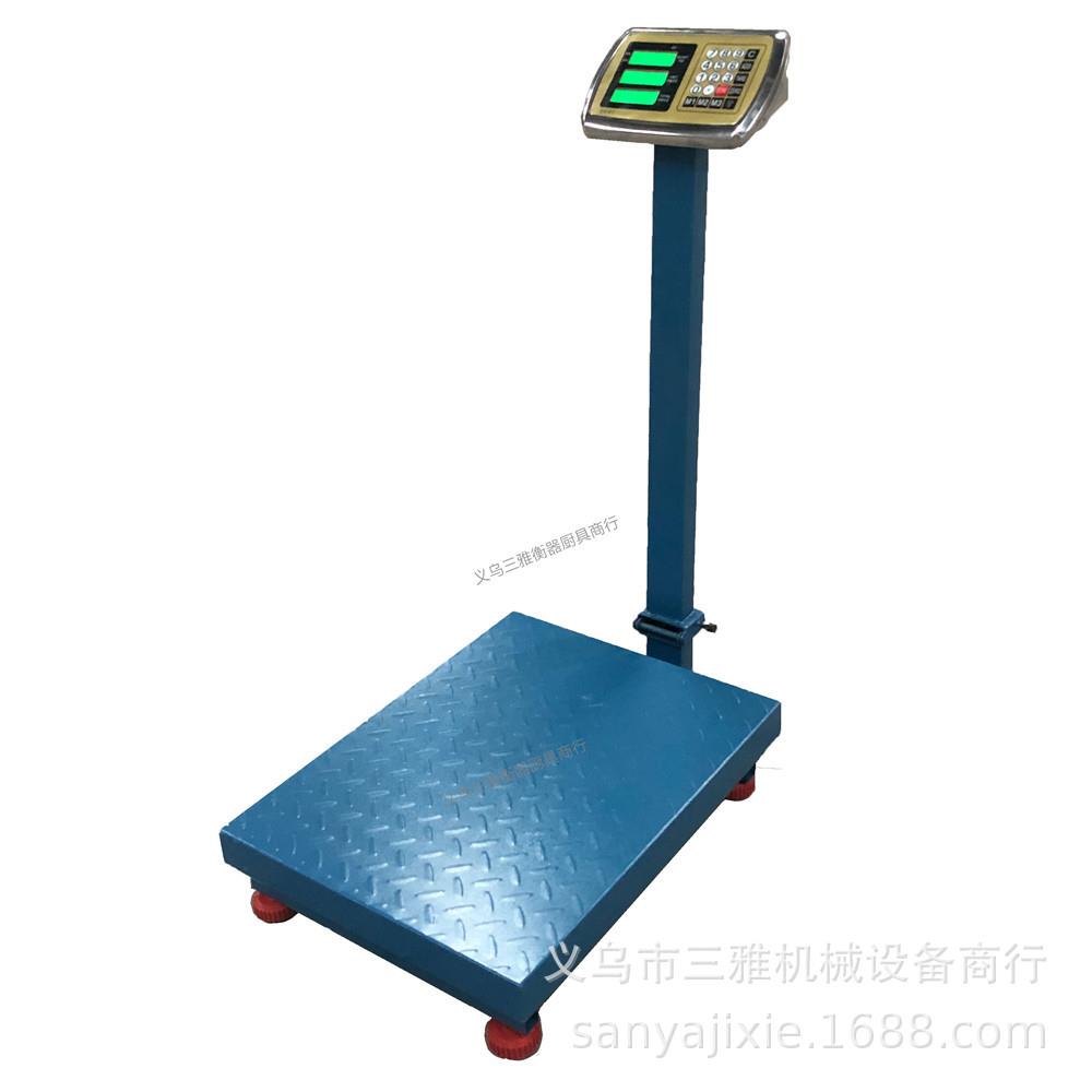 全英文TCS-300电子台秤 称300kg商用大计价磅秤 加大秤盘双面屏幕 - 图3