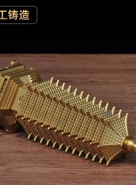 全铜文昌塔摆件铜十三层13层文昌塔家居客厅电视柜书桌摆设装饰品