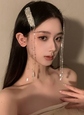 新款流苏中式高级发夹