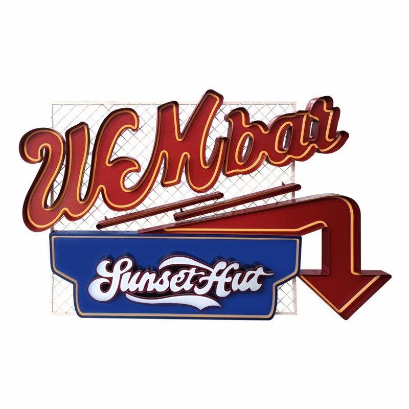 美式门头招e牌霓虹灯发光字定制营地餐车灯箱造型不锈钢复古广告,淘宝优惠券,粉丝福利购,淘宝优惠卷