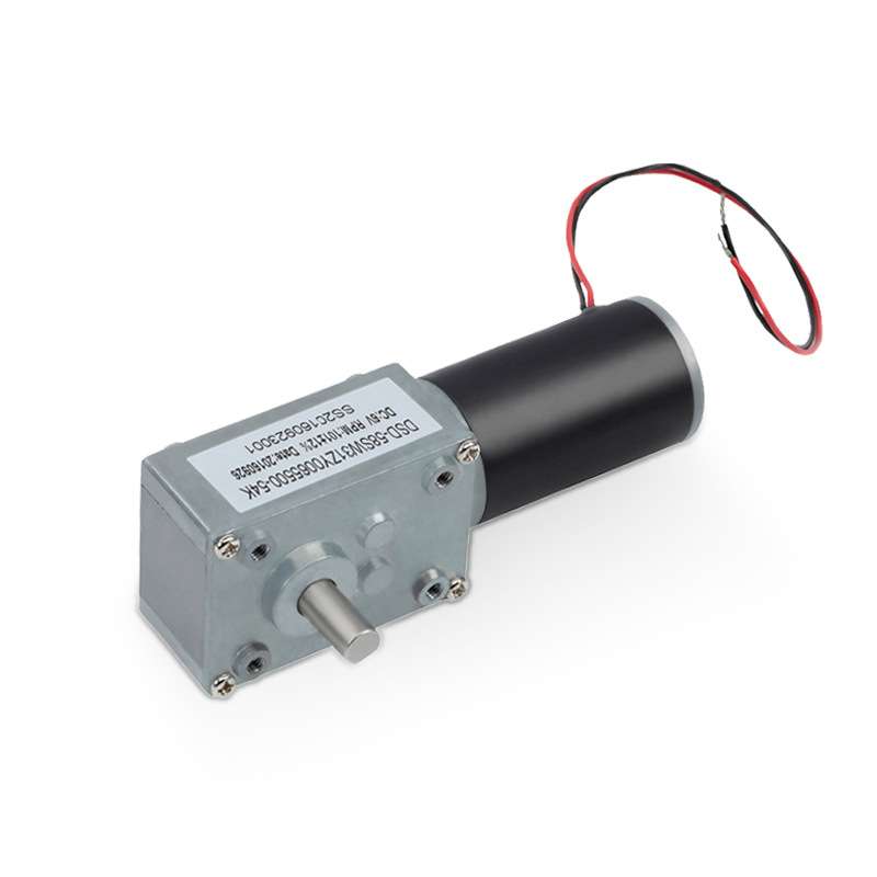 微型直流减速电机蜗轮蜗杆直流减速齿轮箱电机炒菜机电机马达厂家 - 图3