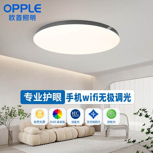书房照明智能吸顶灯防语音蚊虫餐厅led卧室一体化客厅灯灯灯 - 图3