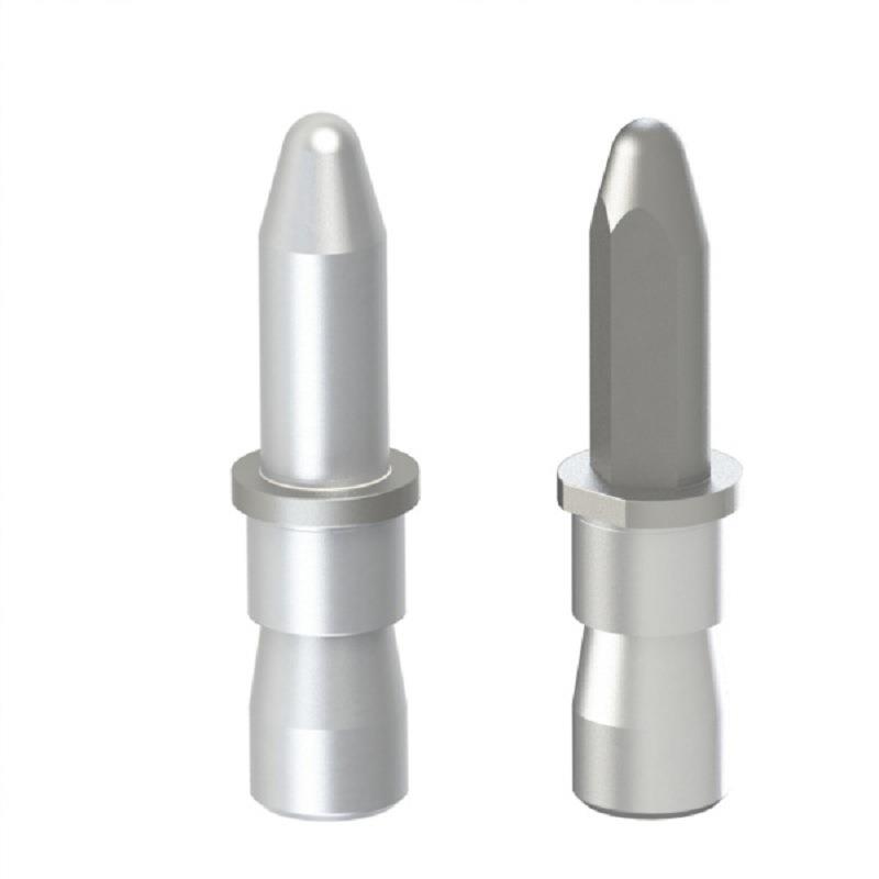 厂家直销 焊接夹具用定位销 锥头R型 带肩止动螺丝固定型 精密级 - 图1