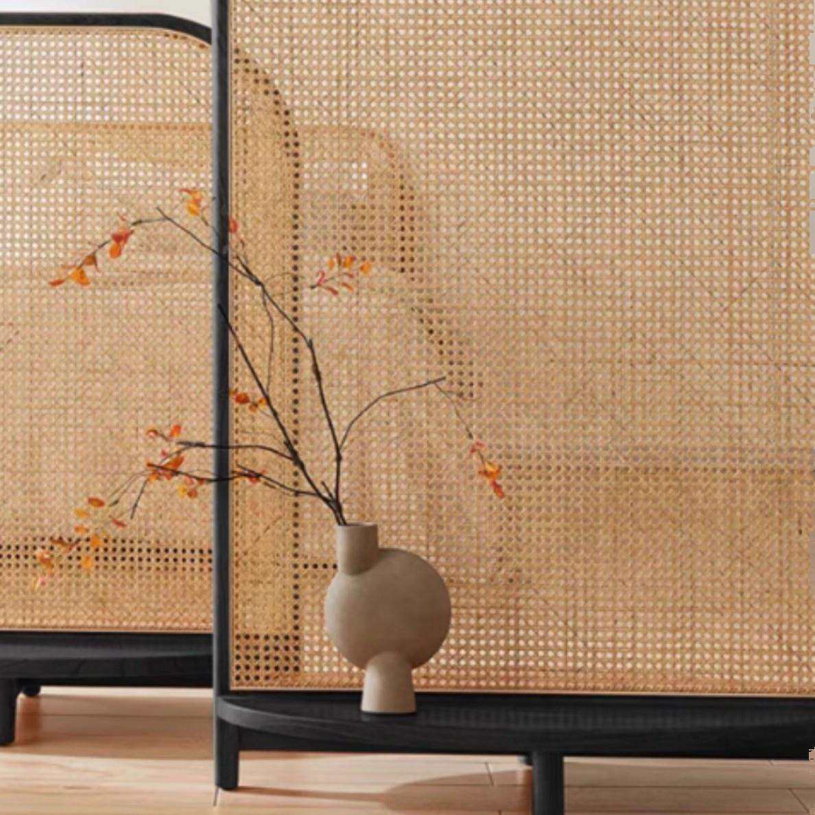 中式复古实木藤编隔断玄关落地置物架客厅可移动遮挡入户矮国屏风,淘宝优惠券,粉丝福利购,淘宝优惠卷