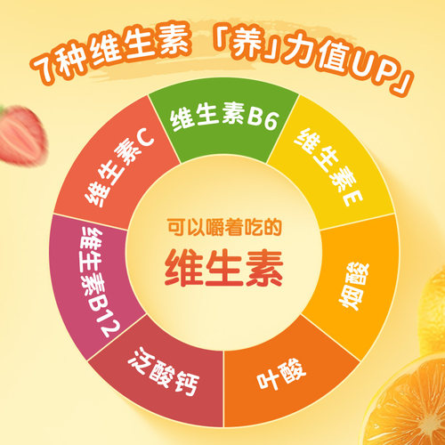 【天猫u先】nimm2二宝官方进口维生素儿童夹心软糖糖果零食116g*2 - 图0