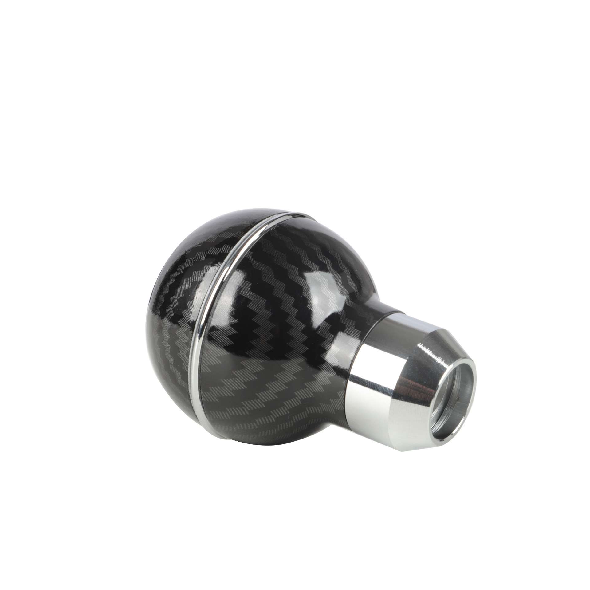 汽车改装通用5档排挡头 手动碳纤纹档把头桃木波棍头个性化换挡杆 - 图1