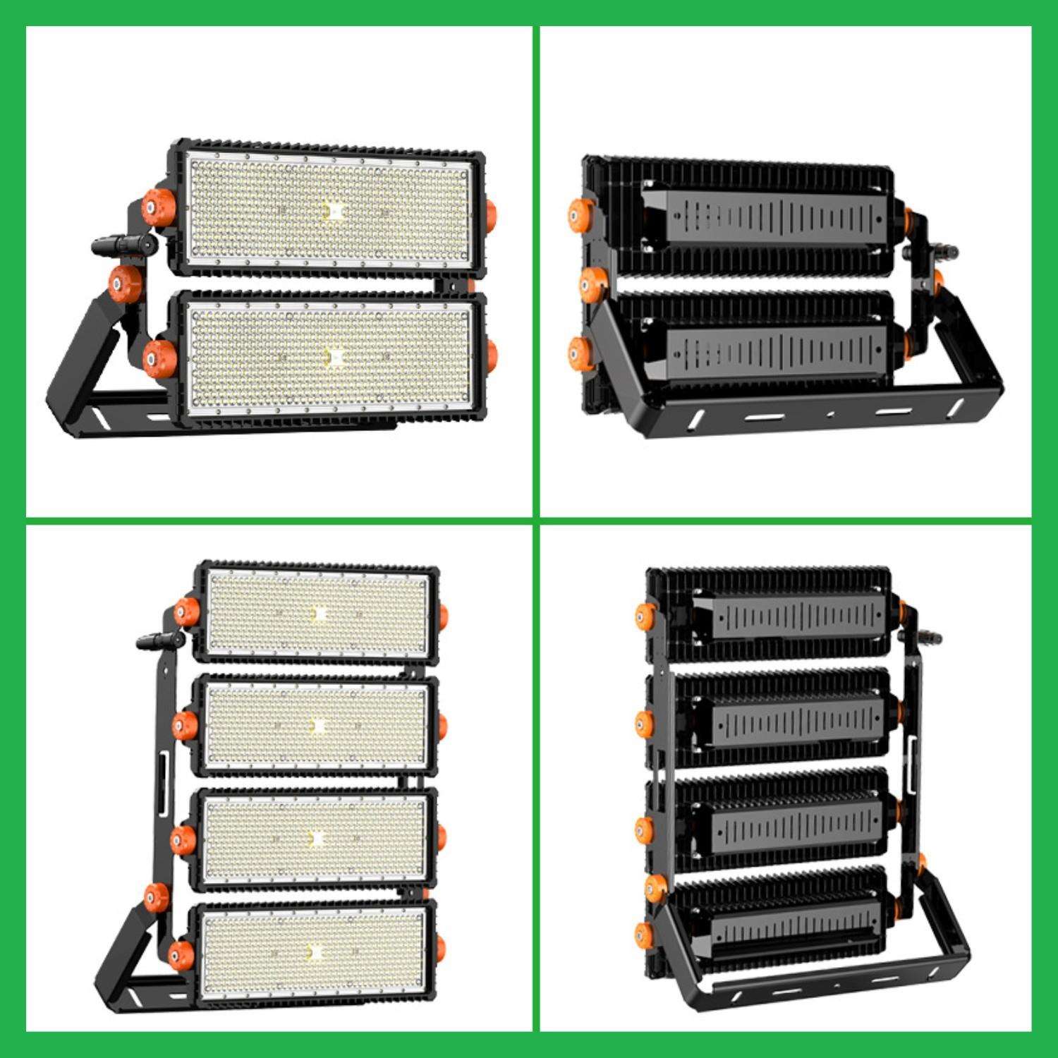 500w1000w1500w2000w高亮3GA款LED球场灯投光灯足球场专用高杆灯 - 图1