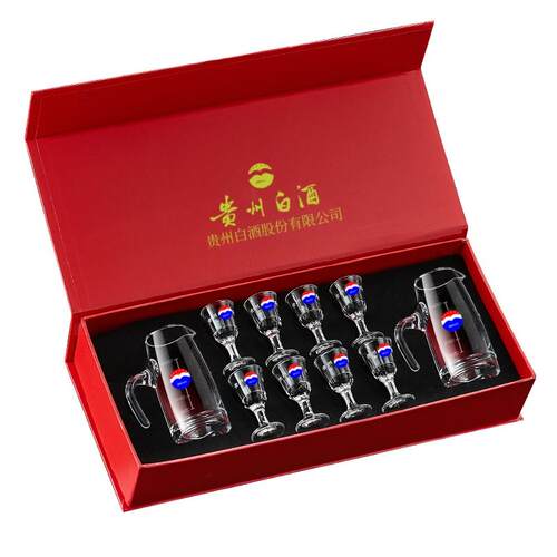 家用台酒具套装高脚杯一口烈酒杯子白酒分酒器茅杯礼盒小号品酒杯 - 图3