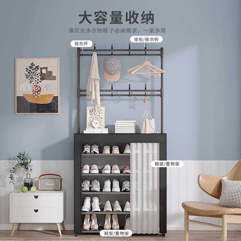 简易鞋架家用室内好看多层鞋帽架落地入户门防尘宿舍鞋柜出租房用,淘宝优惠券,粉丝福利购,淘宝优惠卷