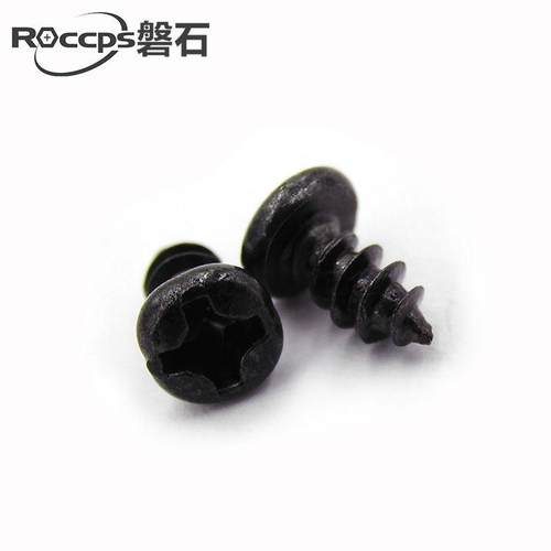 PA黑色十字圆头自攻螺丝电子小螺钉M1.8M2*x3x4x5x6x7x8x10x12x14 - 图0