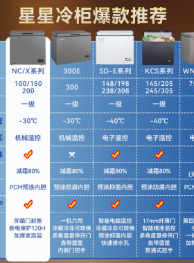 【热销1W】星星家用一级小冰柜
