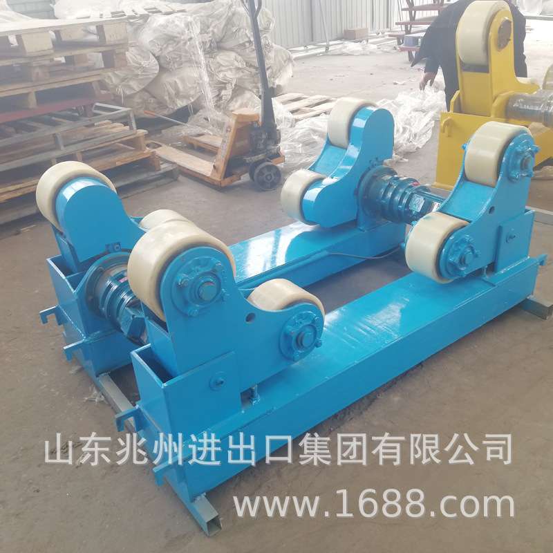 重型滚轮架大吨位长轴焊接玻璃钢缠绕可调电动自调式 - 图0