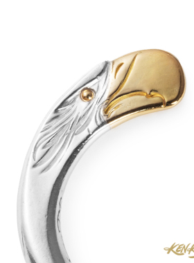 「KENKIKUCHI」菊地健&DawnRise 金嘴飞鸟点金唐草四目手镯