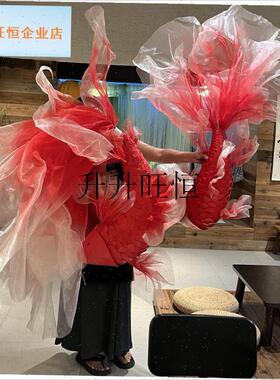 026新年自制h锦鲤道具摆件成品diy材料装饰国庆店铺场景布置氛围,