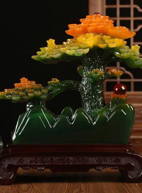 发财树摆件客厅摇钱树家居装饰品办公室桌面摆设收银台开业礼品