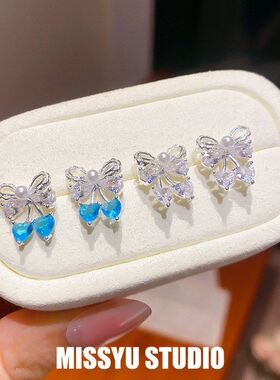 设计感甜美风耳饰镂花凝璨小众
