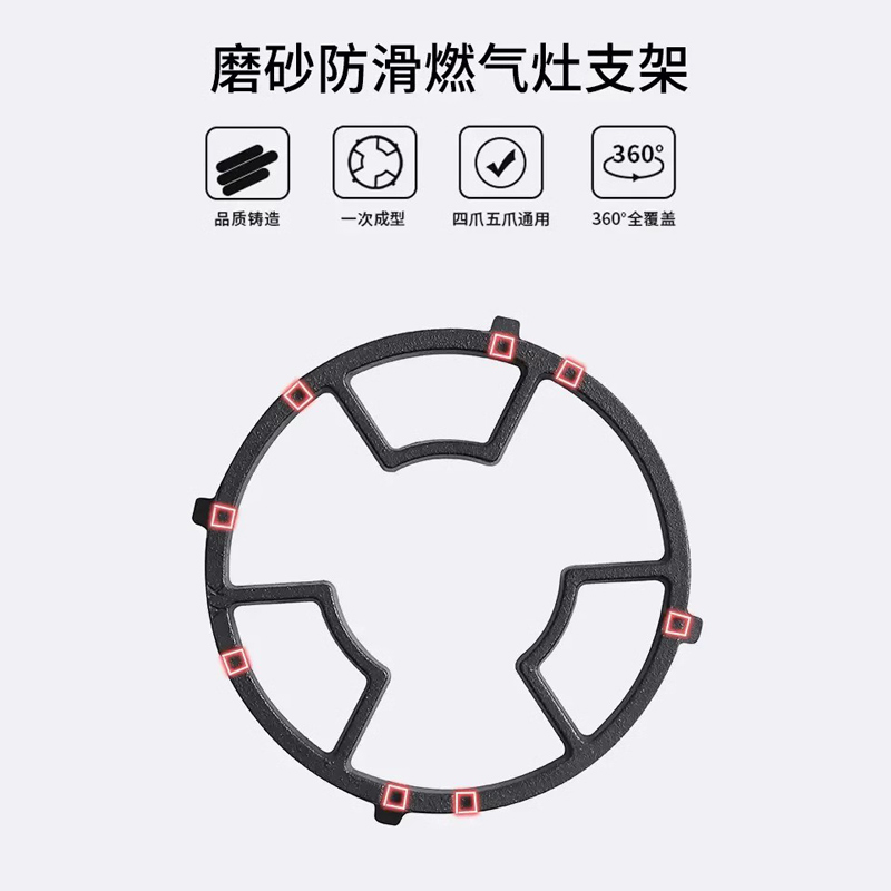 煤气灶支架煤气炉灶台燃气灶架托锅架炉架用防滑架子置物台面厨房 - 图1