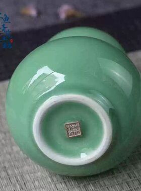 陶瓷中国风仿古葫芦瓷瓶花瓶客厅博古架水培花插办公室装饰摆件