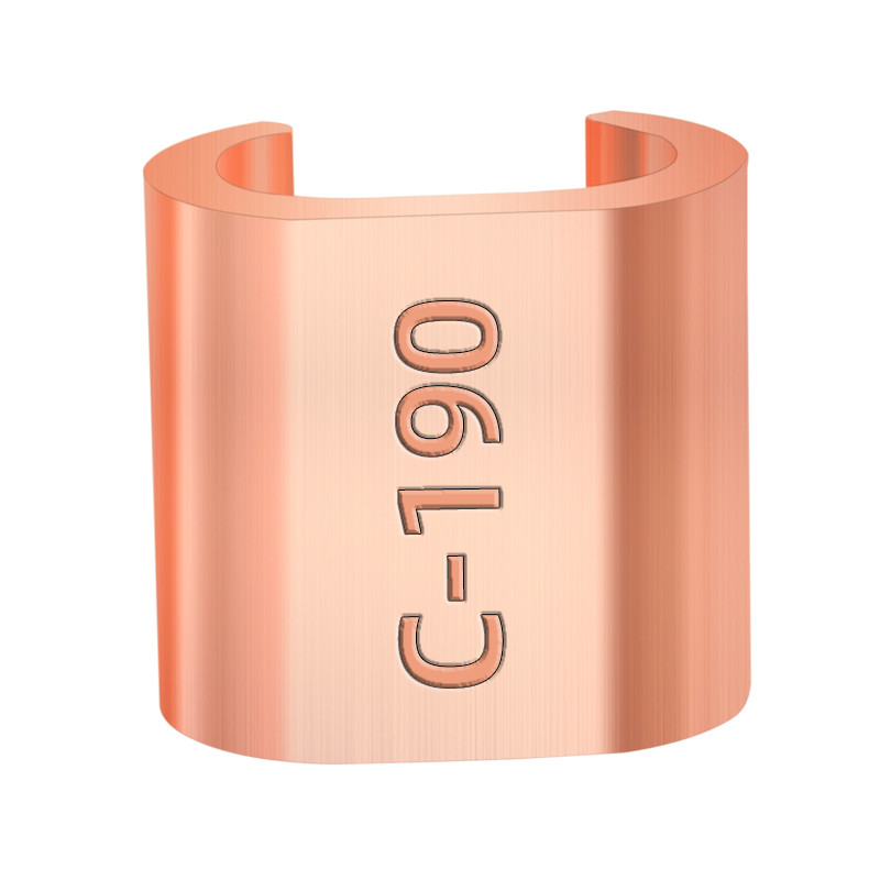 C型铜并线接线夹压线卡扣铜鼻子电缆快速接头连接器分支压线端子 - 图3