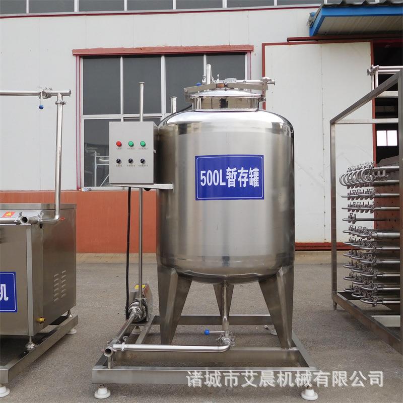 不锈钢贮存罐骆驼奶巴氏杀菌机立式制冷罐全自动鲜奶杀菌机 - 图0