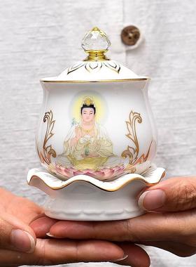 极速l供供水花杯用佛前供奉观音供D水杯贡水杯供杯莲净水杯佛具佛
