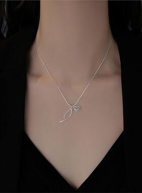 【巷南】925纯银蝴蝶结项