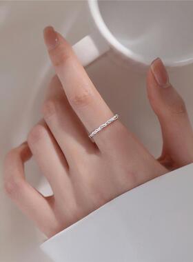 【巷南】999纯银糖纸戒指