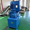 Large and small plastic wood double-shaft shredder metal scrap iron blue barrel head material tire garbage crushing chassis
