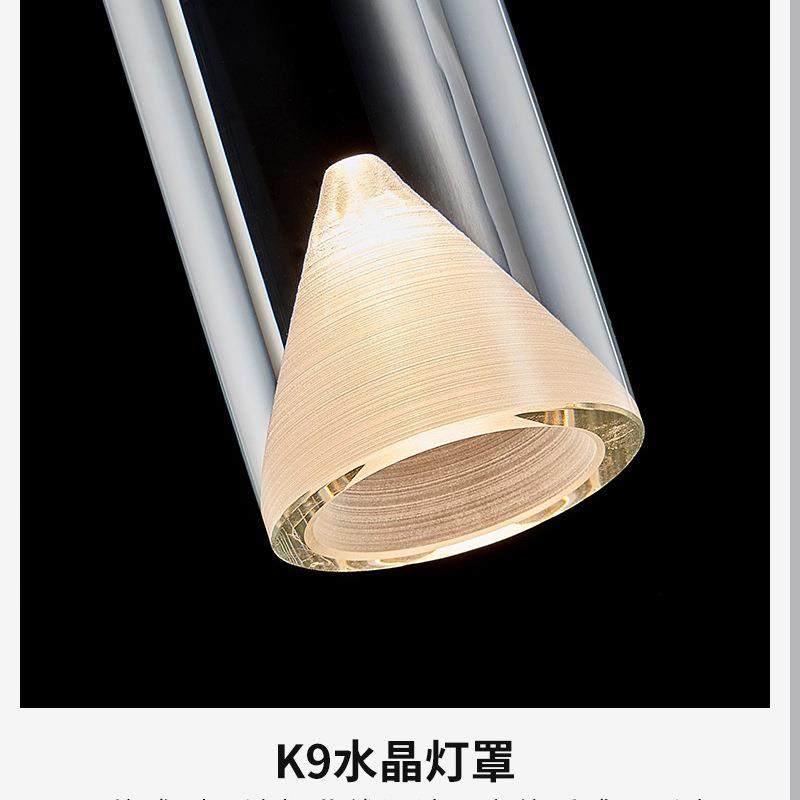 后现代简约轻奢卧室床头单头水晶小吊灯创意个性餐厅吧台全铜吊灯,淘宝优惠券,粉丝福利购,淘宝优惠卷