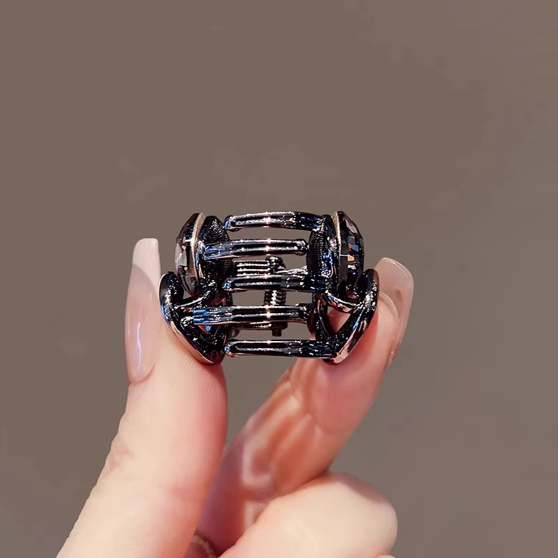 精致水钻小号抓夹发夹前额刘海夹碎发侧边公主头发卡头饰2024新款 - 图2