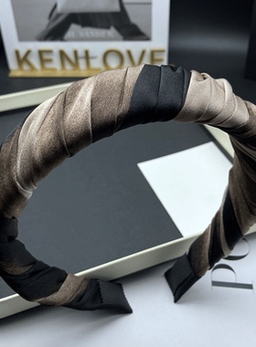 Kenlove发箍布原创设计褶皱发饰