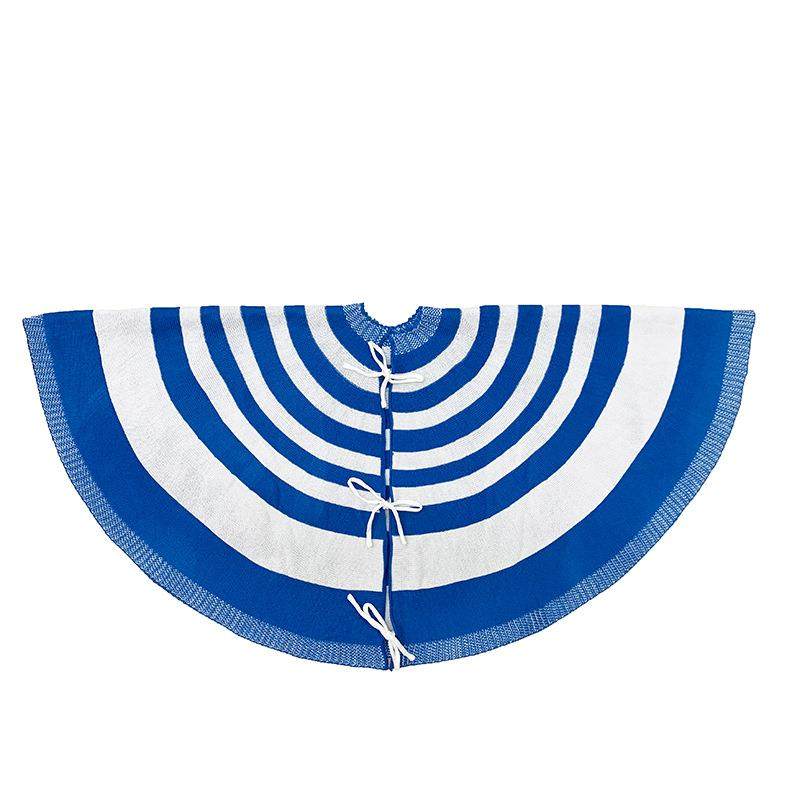 2020圣诞节装饰用品圣诞树摆件红白条纹针织毛线圣诞树裙跨境热销,淘宝优惠券,粉丝福利购,淘宝优惠卷