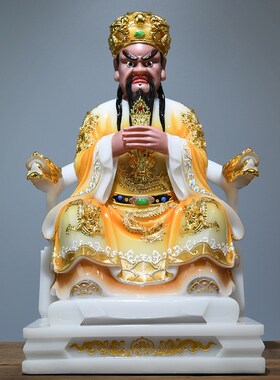 极速汉白玉龙五爷神像广济龙王菩萨财神爷佛像摆件工艺.品居家供
