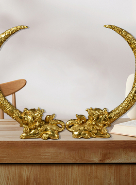 极速泰国木雕工艺品佛像象牙摆z件东南亚风格异域风情玄关桌面装