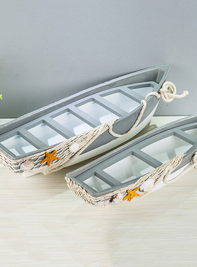 新品地中海d轮船海洋风格装饰品摆件创意船模型工艺品海盗船摆台